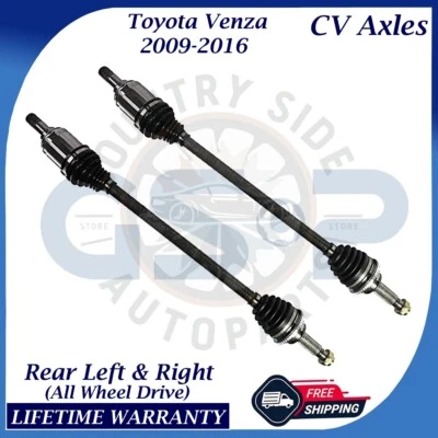 GSP OEM Rear CV Axles For 2009-2016 Toyota Venza 4X4 Lifetime Warranty - Image 1 of 4