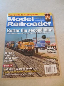 MODEL RAILROADER Magazine, MARCH 2014, MODEL A RAILROAD HARBOR, HANDCAR SHED! - Picture 1 of 2