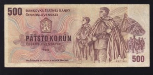 CZECHOSLOVAKIA --- 500 KORUN 1973 ---- F ---- - Picture 1 of 2