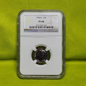 1968-S NGC PF69 10C ROOSEVELT DIME - Picture 1 of 4