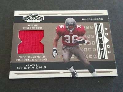 TRAVIS STEPHENS 2002 Playoff Honors Gems Jersey Relic #D 514/650 TAMPA BAY - Image 1 of 3