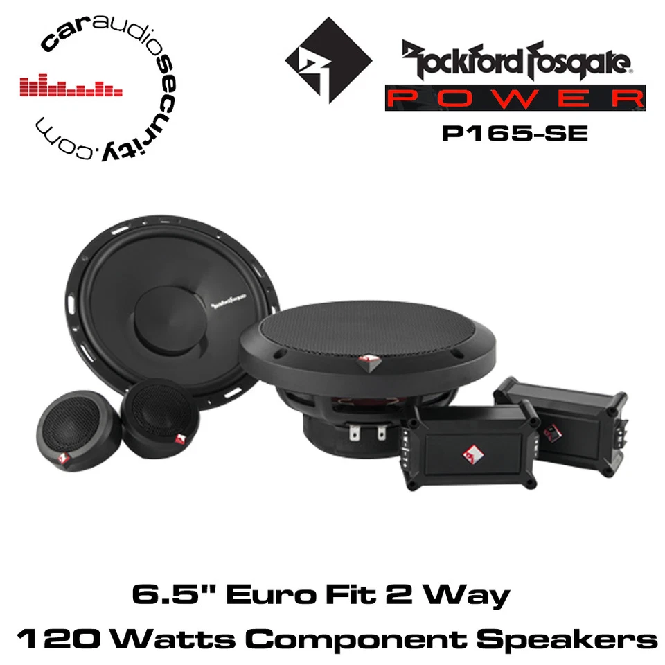 Altavoces componentes Rockford Fosgate Punch P165-SE - 6,5" 2 vías Euro Fit 120 W Foto 1 de 1