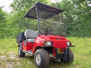 PMC's Tinted Folding Flip Down Windshield For Club Car DS Golf Cart 1982-2000.5 - Picture 1 of 2