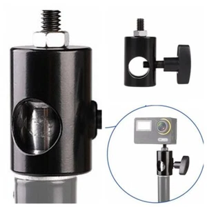 2x Rapid Adapter Convert 5/8" Stud to 1/4" Thread Light Stand Mount Bracket - Picture 1 of 6