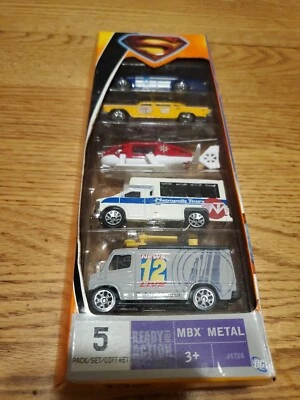 Matchbox DC Comics Superman 5 Pack Set Ready For Action MBX Metal - Image 1 of 4