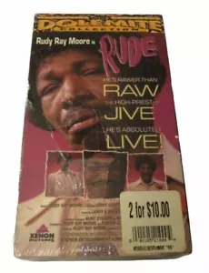 RUDE Dolemite Collection VHS video tape SEALED seal movie ripped seal sticker - Foto 1 di 11