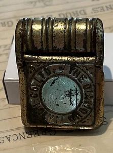 Antique Vintage Diamond Match Co Boom Metal Tin Vesta Match Safe Case Holder Old - Picture 1 of 9