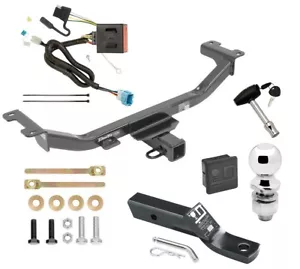 Trailer Tow Hitch For 13-18 Acura RDX Deluxe Package Wiring Kit & 2" Ball & Lock - Picture 1 of 9