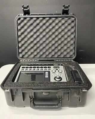 QSC TouchMix 8 8-Channel Compact Digital Mixer w/ Power Supply & SKB Foamed Case - Image 1 of 4