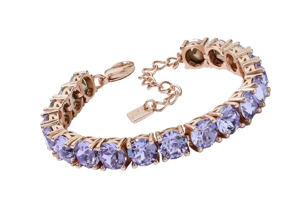 Brazalete Tenis Park Lane LAVANDA Impression Cristal Dorado Rosa - Edición Limitada Foto 1 de 1