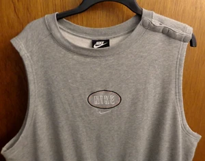 Nike Athleisure Name Logo French Terry Romper Shorts Women XXL 48" chest - Picture 1 of 6