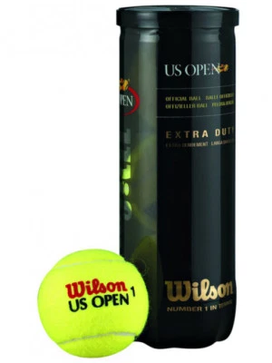 Wilson - WRT106200 - US Open Extra Duty Tennis Ball - 1-Can/3 Balls