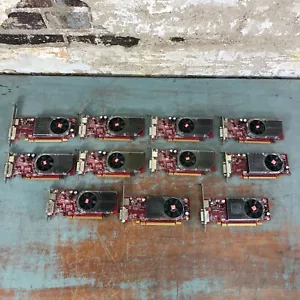 LOT 11 AMD ATI Radeon X1300 PCI SFF 256MB DDR2 S-Video DVI Video Graphics Card - Picture 1 of 12