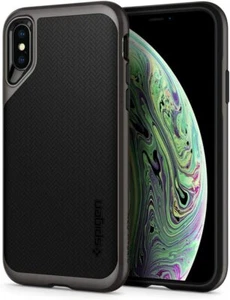 Spigen Neo Hybrid iPhone XR Phone Case Gunmetal - Picture 1 of 4