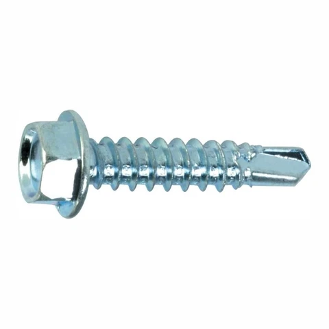 Grip-Rite NHWD10341 Zinc Plated Hex Head Sheet Metal Screw #10 x 3/4 L in Cover