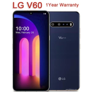 LG V60 ThinQ 5G LM-V600AM V600TM V600VM 128GB 5G Unlocked Smartphone New Sealed - Picture 1 of 18