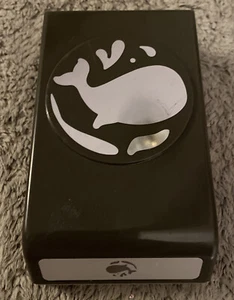 Stampin Up WHALE  DECORATIVE LABEL Flat Locking Punch - Picture 1 of 3