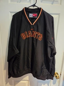 Nike Team San Francisco Giants Pullover Windbreaker Size XL Center Swoosh - Picture 1 of 6