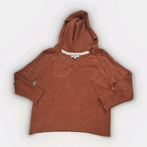 Tommy Bahama Island Soft Sea Swell CINNAMON CEDAR Hooded Sweater Women's Large  - Picture 1 of 7