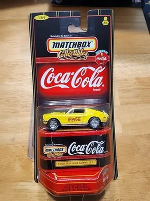 Ford Mustang Cobra Jet 1999 Matchbox Collectibles Coca Cola 1968 (T3) Foto 1 de 2
