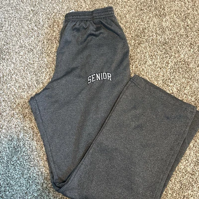 Pantalones deportivos Jostens para hombre talla L gris liso logotipo para personas mayores cintura elástica Foto 1 de 4