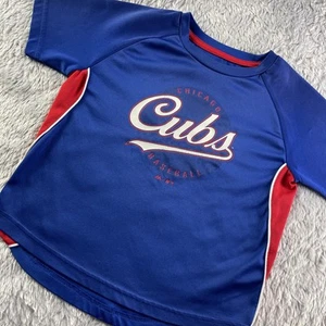 Chicago Cubs Jersey Youth Large Blue Red White Performance Shirt MLB Baseball - Picture 1 of 10