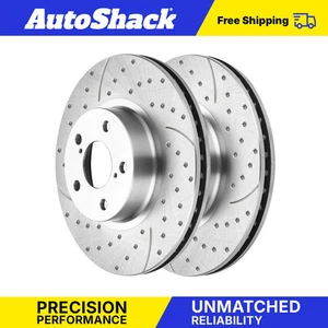 Front Coated Disc Brake Rotors Set for Subaru Impreza BRZ Scion FR-S 2.0L - Picture 1 of 7