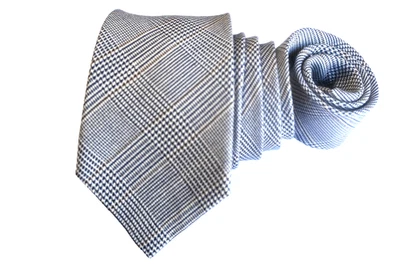CHARLES TYRWHITT CORBATA HOMBRE AZUL/GEOMÉTRICA Ancho: 3.50" Largo: 60" SEDA/LANA Foto 1 de 3