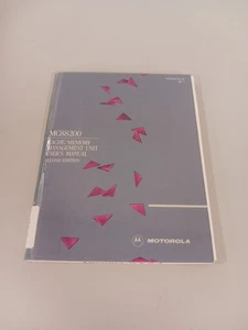 Motorola MC88200 Cache Memory Management User's Manual 1990 W/ 19991 Errata - Bild 1 von 9