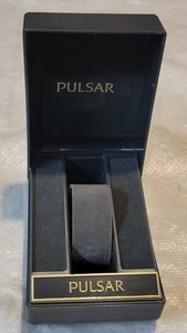Pulsar Scatola di Presentazione in Plastica Custodia Portaoggetti Cerniera a Scatto Coperchio - Vintage - Foto 1 di 13