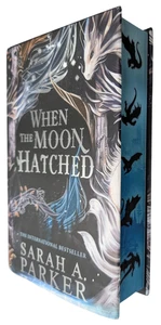 The Moonfall Series When the Moon Hatched Book 1 Sarah A Parker HC Design edges - Picture 1 of 4