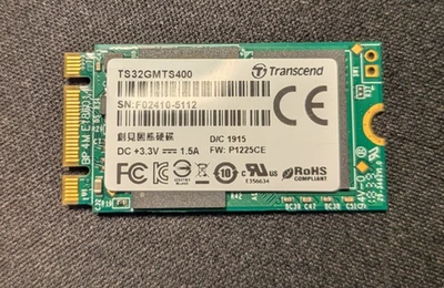 Transcend TS32GMTS400S 32GB M.2 SATAIII 42mm SSD Internal Solid State Drive - Image 1 of 4