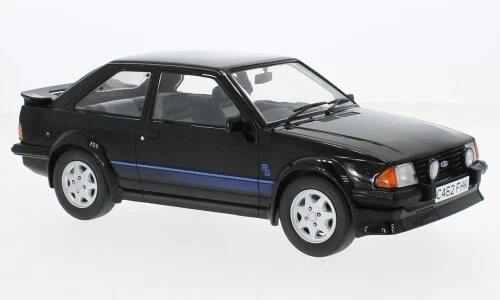 FORD ESCORT MK III RS TURBO 1985 BLACK 1:18 - Immagine 1 di 1