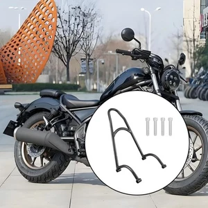 Motorcycle Backrest Sissy Bar Backrest Professional Easy to Install Sturdy Soft - Afbeelding 1 van 5