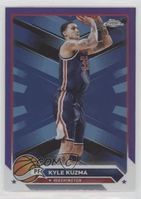 2023-24 Topps Chrome Purple Refractor /349 Kyle Kuzma #139 - Image 1 of 2