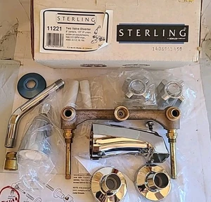 Kohler Chrom Master Duschwanne zwei Ventil Umsteller Set grob im Kit Neu Open Box - Bild 1 von 13