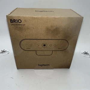 Nib Logitech Brio ULTRA HD 4k Pro kamera internetowa fabrycznie zapieczętowana fabrycznie nowa 960-001105 - Zdjęcie 1 z 3