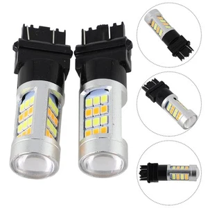 Dual Color 3157 LED Turn Signal Bulbs Black Color Easy to Install and Remove - Picture 1 of 12