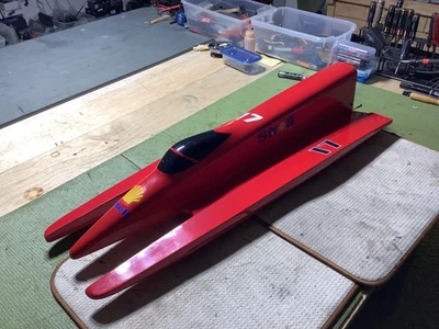 Rare Aquacraft TopSpeed 3 30” Outboard Glow Electric - Image 1 of 4