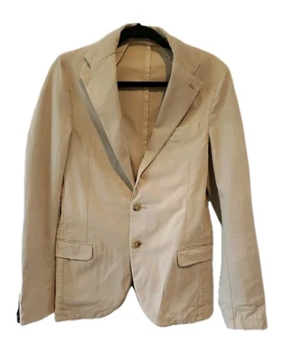 Chaqueta Blazer Scotch Soda Para Hombre Abrigo Deportivo Tostado Dos Botones Pequeña 46  Foto 1 de 4