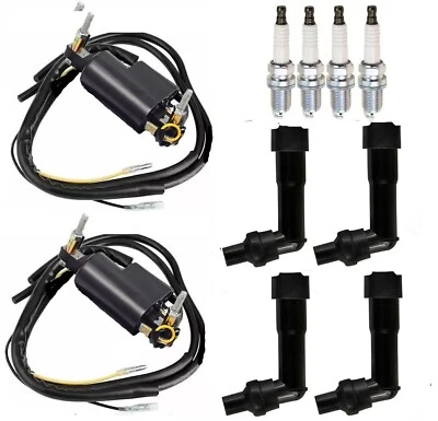 2 X Bobinas de encendido para Kawasaki KZ1100A KZ1100B KZ1100D KZ1100L 1981 1982 1983 Foto 1 de 4