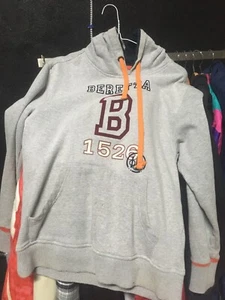 Beretta grau Logo Hoodie Sweatshirt 2nd Amendment Herren kleines Gewehr selten Vintage Waffen - Bild 1 von 1