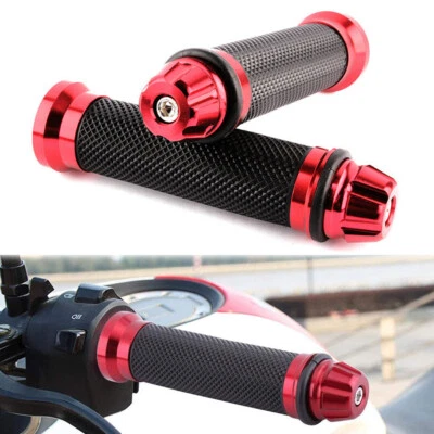 Motorcycle CNC 7/8" Handle Bar Hand Grip For Suzuki GSXR 1000 750 600 hayabusa - Image 1 of 4