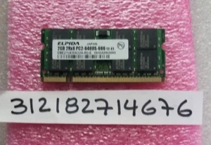 2GB DDR2 800 DDR 800 PC2 6400 DDR2-800 1.8V 200PIN DUAL RANK CL6 2Rx8 128X8 - Picture 1 of 1