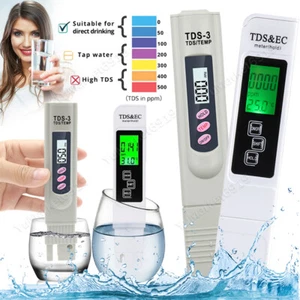 PH Meter,Digital PH EC TDS Temp Meter Water Quality Tester for Water Hydroponics - Picture 1 of 22