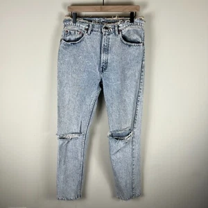 Vintage 2000 Levi's 505 Relaxed Fit Acid Wash Jeans 34x30 Waist 32" Inseam 30" - Picture 1 of 24