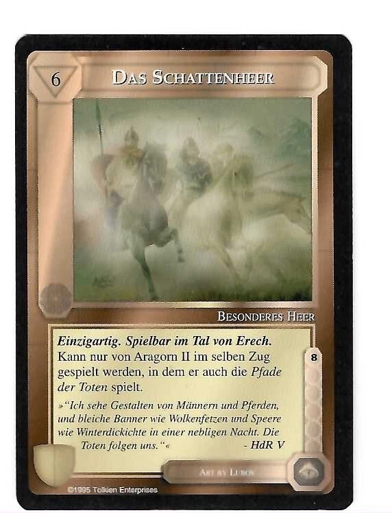 CCG 379 Mittelerde/Middle Earth ICE Das Schattenheer - Army of the death - Bild 1 von 1