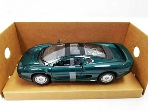 American Mint 1:24 Die Cast Model Jaguar XJ 220 Dark Teal Green 00177 - Picture 1 of 10