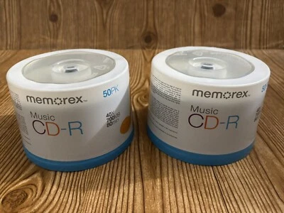 Memorex CD-R Loading Discs 50 Pack New Sealed (40x 700MB 80 Min) Pack Of 2 - Image 1 of 4