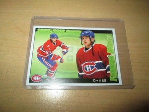 2009-10 Panini Stickers  MONTREAL CANADIENS  Hockey Card # 336 YANNICK WEBER